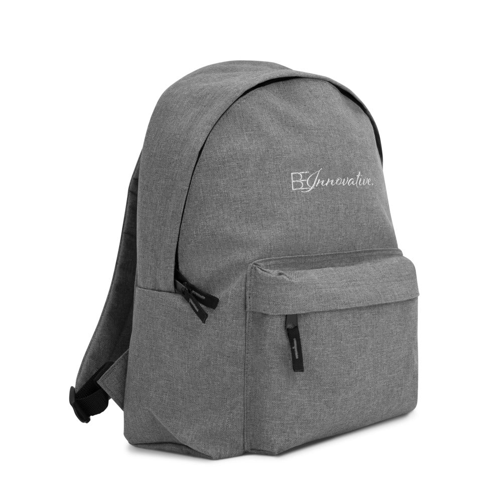 "Be Innovative" Embroidered Backpack