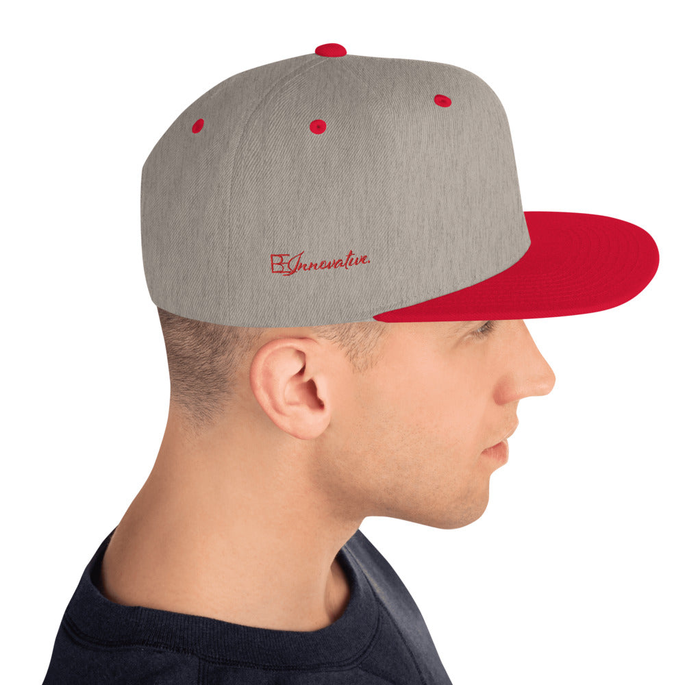 Be Innovative Snapback Hat - RED