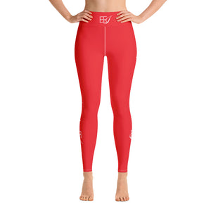 "Be Innovative" Yoga Leggings - RED