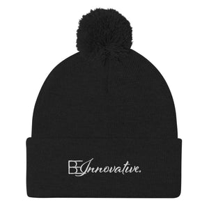 "Be Innovative" Pom-Pom Beanie