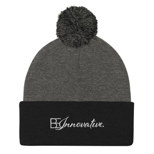 "Be Innovative" Pom-Pom Beanie