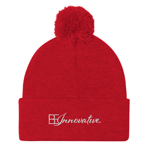 "Be Innovative" Pom-Pom Beanie