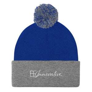 "Be Innovative" Pom-Pom Beanie