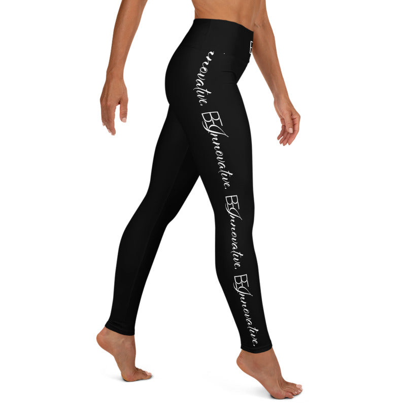 "Be Innovative" Yoga Leggings - BLK